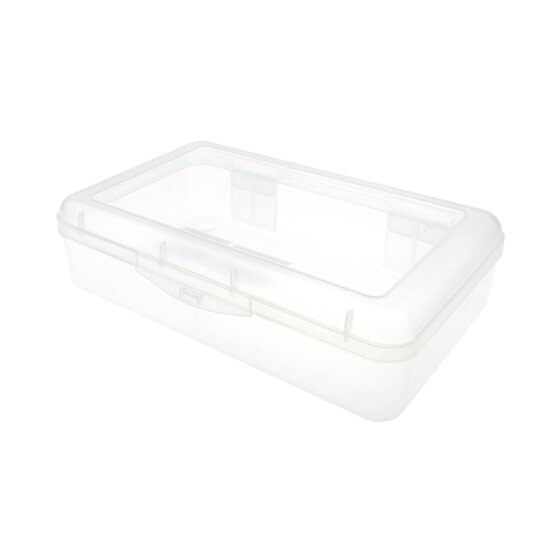 Clear Storage Box 21cm x 13cm image number 1