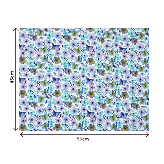 Vivid Watercolour Cotton Fat Quarters 4 Pack image number 6