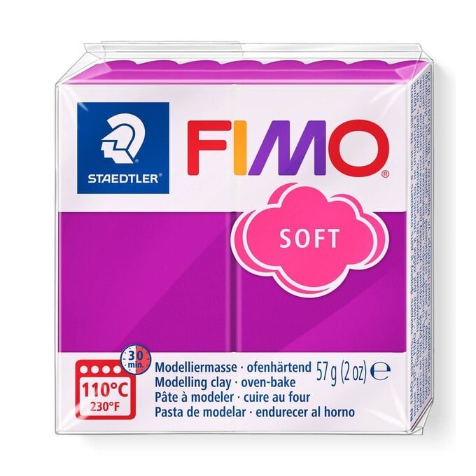 Fimo Soft Purple Modelling Clay 57g image number 1