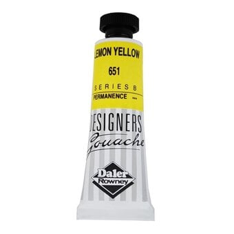 Daler Rowney Lemon Yellow Designers' Gouache 15ml