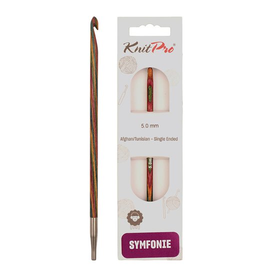 KnitPro Symfonie Crochet Hook 5mm x 15cm  image number 1