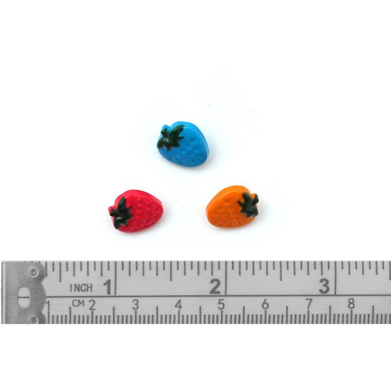 Trimits Berry Craft Buttons 6 Pieces image number 3