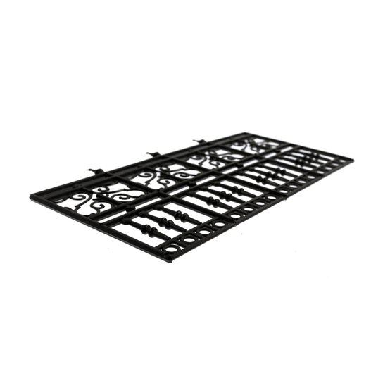 Doll&rsquo;s House Black Four-Panel Railing image number 2