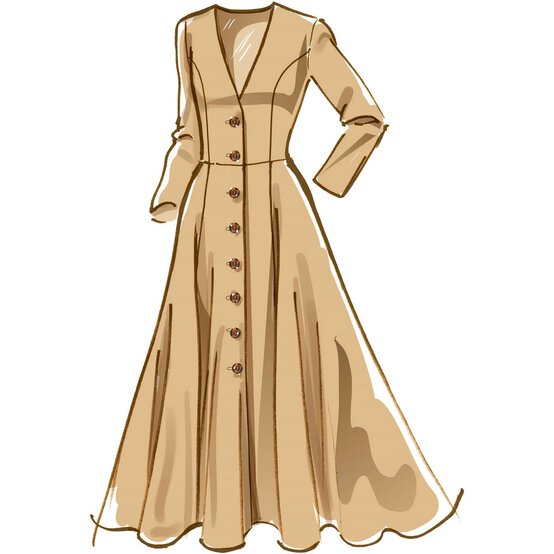 McCall&rsquo;s Astoria Coats Sewing Pattern M8156 (6-14) image number 4