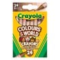 Crayola Colours of the World Crayons 24 Pack image number 1