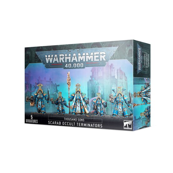 Warhammer 40,000 Thousand Sons Scarab Occult Terminators image number 1