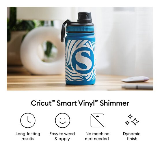 Cricut Seaglass Permanent Shimmer Smart Vinyl 13 x 12 Inches 3 Pack image number 5