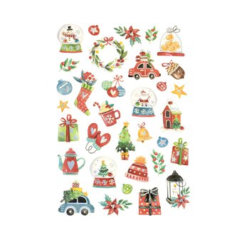Classic Festive Pop-Up Stickers