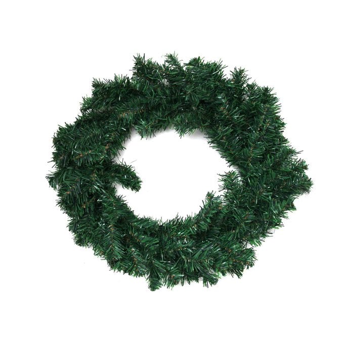 Artificial Fir Christmas Wreath 46cm image number 1