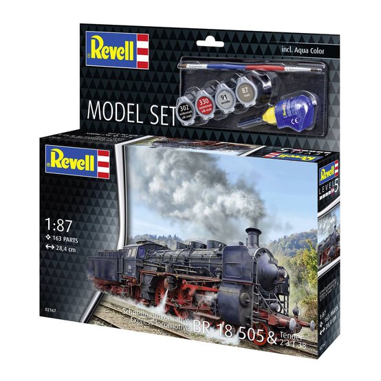 Revell Express Loco BR 18 505 with Tender Model Set 1:87 image number 6