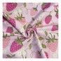 Strawberry Garden Cotton Spandex Fabric by the Metre image number 1