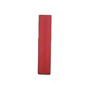 Scarlet Poly Cotton Bias Binding 25mm x 2.5m