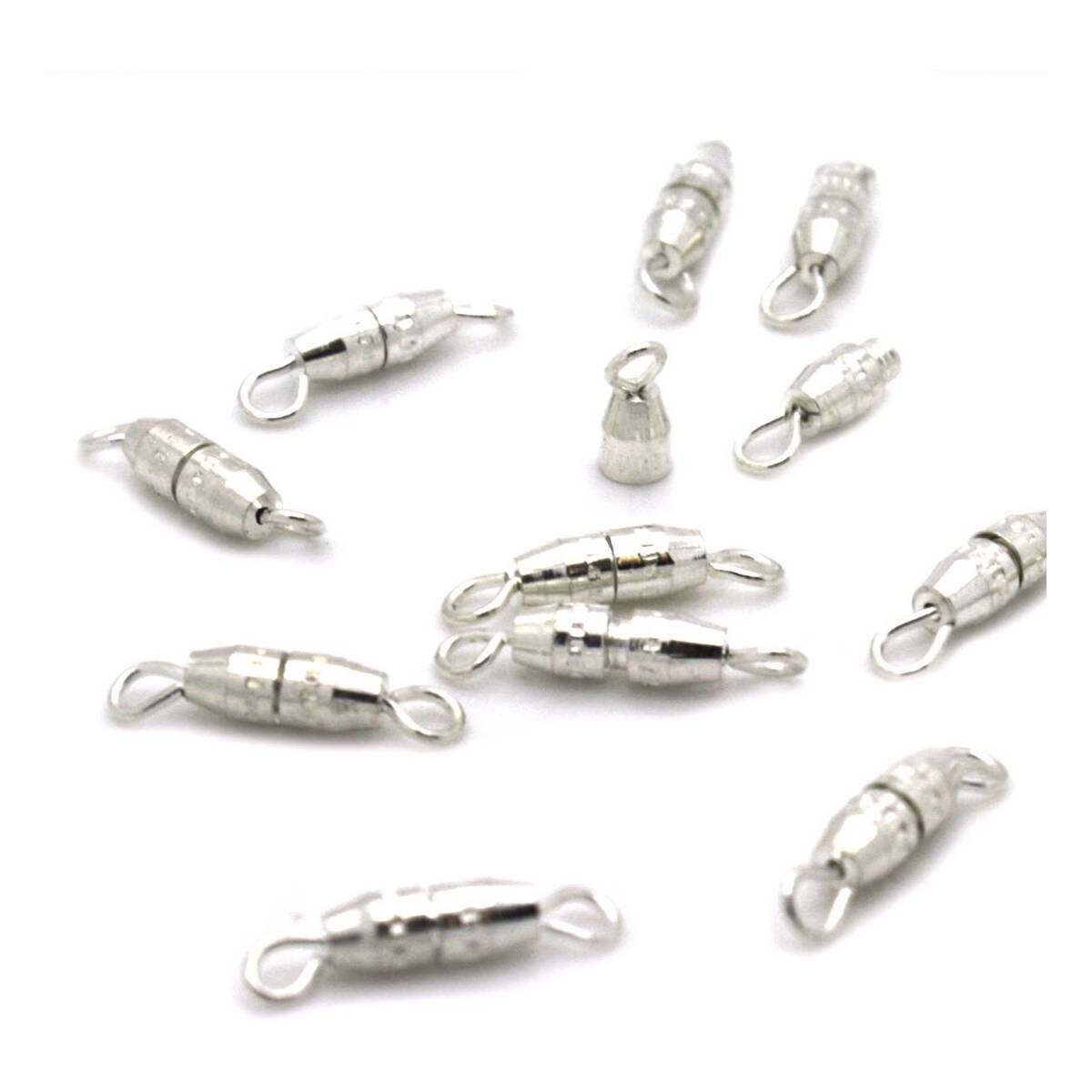 561403 1000 1 beads unlimited silver clasp finding 13mm x 5mm 25 pack
