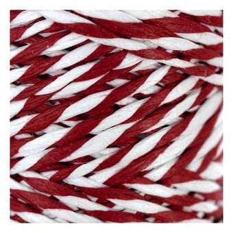Red and Natural Twine 20m 2 Pack image number 3