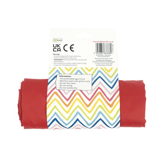 Small Red Kids’ Apron image number 6