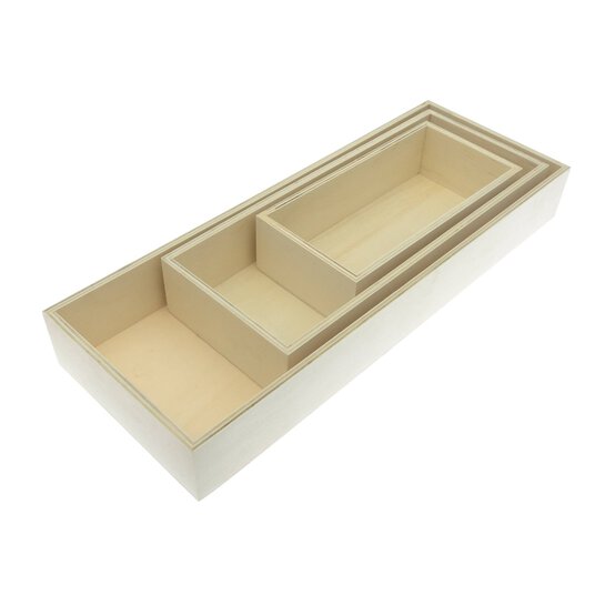 Wooden Trays 3 Pack image number 1