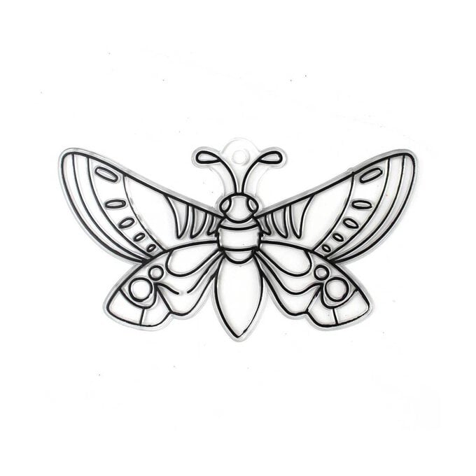 Butterfly Plastic Suncatcher 12cm image number 1