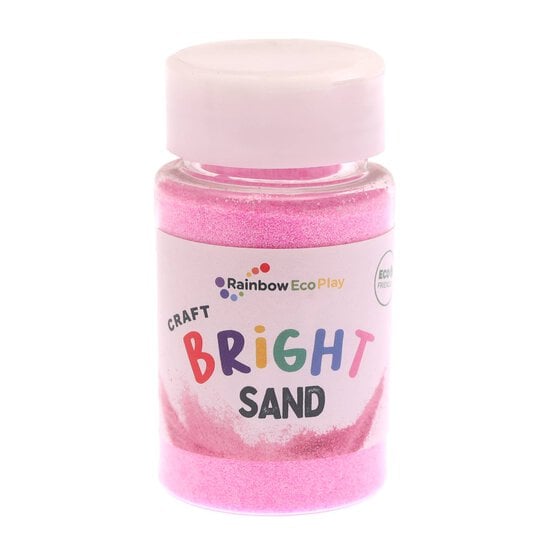 Rainbow Eco Play Pink Sand Shaker Bottle 90g image number 1