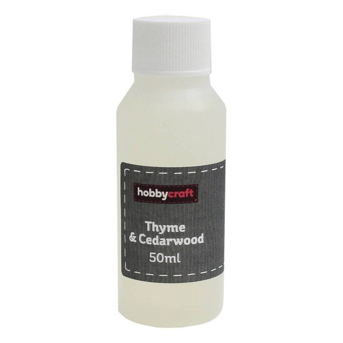 Thyme and Cedarwood Candle Fragrance Oil 50ml image number 1