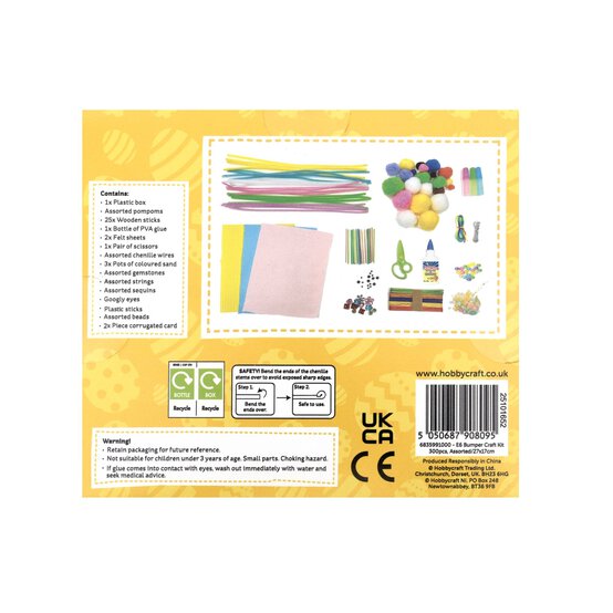 Bumper Easter Craft Kit 300 Pieces  image number 6