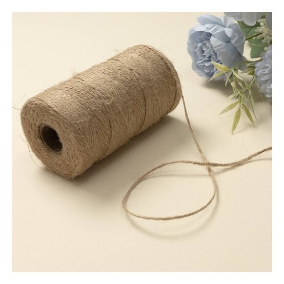 Natural Jute Twine 3 Ply 120m image number 2