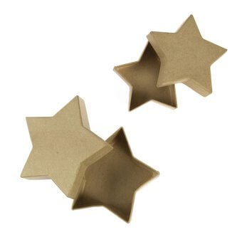 Decopatch Mache Star Boxes 2 Pack