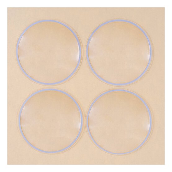 Sizzix Circle Shaker Domes 3.5 Inches 4 Pack image number 2