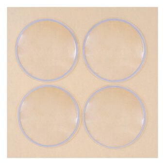 Sizzix Circle Shaker Domes 3.5 Inches 4 Pack image number 2