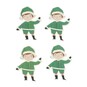 Elf Card Toppers 4 Pack image number 1