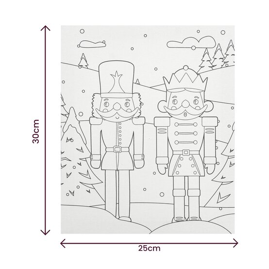 Nutcracker Colour-in Canvas image number 4