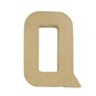Mache Letter Q 20cm image number 1