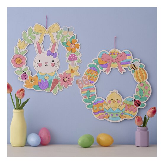 Decorate Your Own Easter Wreath Kit 2 Pack  image number 1