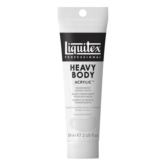 Liquitex Professional Transparent Mixing White Heavy Body Acrylic 59ml image number 1