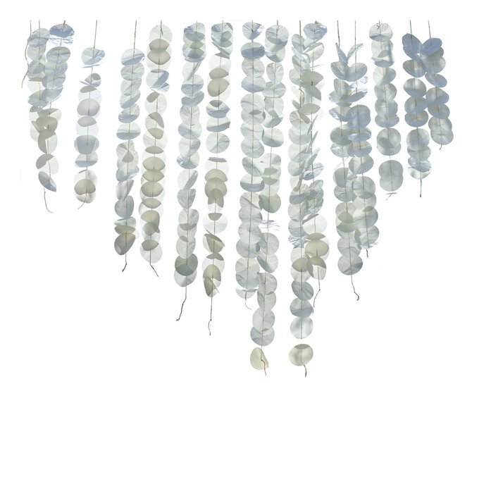 Ginger Ray Hanging Paper Eucalyptus Backdrop 1.6m image number 1