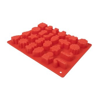 Assorted Christmas Silicone Mould 24 Wells