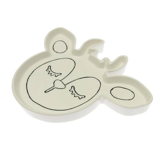 Paint Your Own Ceramic Reindeer Plate image number 3