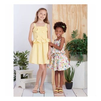 Simplicity Children’s Top and Dress Sewing Pattern S9560 (7-14) image number 6