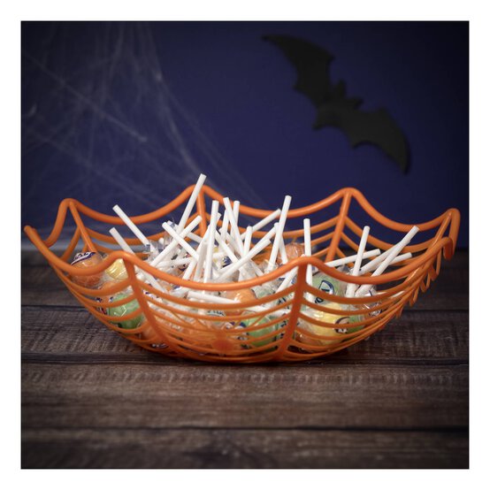 Orange Spider Web Basket 27cm image number 2