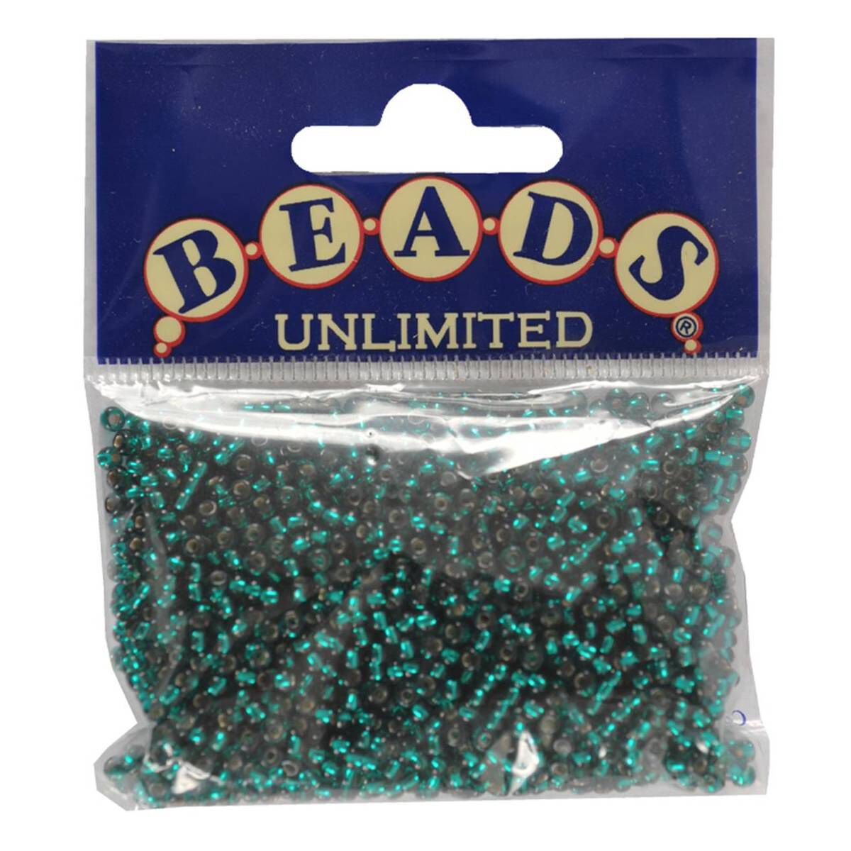 Beads Unlimited Aqua Rocaille Beads 2.5mm x 3mm 50g Hobbycraft