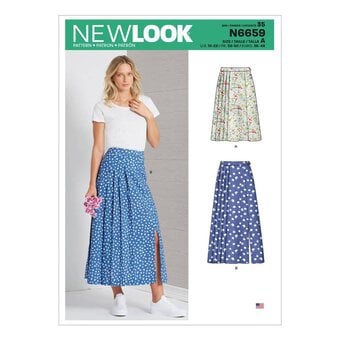 New Look Women's Pleated Skirt Sewing Pattern N6659