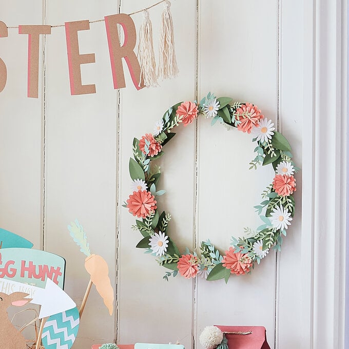 Cricut: How to Make a Spring Wreath image number 1