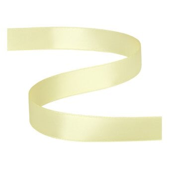 Baby Maize Double-Faced Satin Ribbon 18mm x 5m image number 2