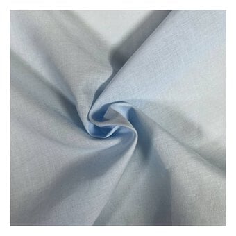 Pale Blue Lawn Cotton Fabric by the Metre