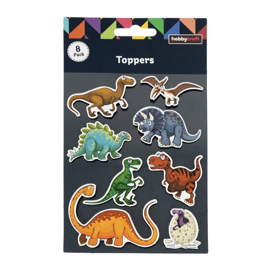 Dinosaur Card Toppers 8 Pack image number 4