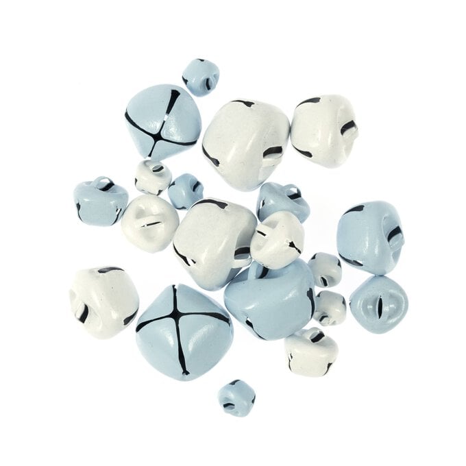 Blue and White Jingle Bells 20 Pack image number 1