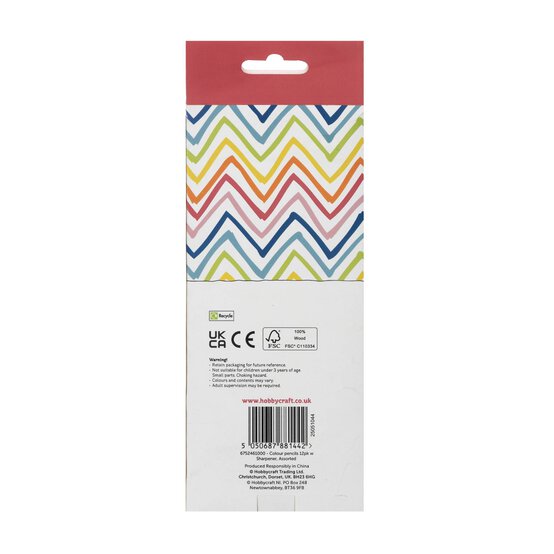 Kids’ Colouring Pencils and Sharpener 12 Pack image number 2
