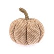 Orange Cotton Striped Pumpkin 9cm