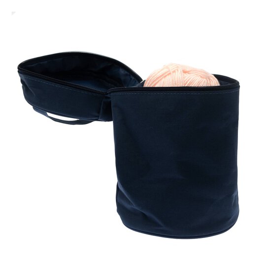Navy Blue Yarn Bag image number 3