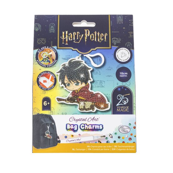 Crystal Art Harry Potter Bag Charm Kit image number 1