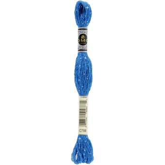 DMC Mid Blue Mouline Etoile Cotton Thread 8m (C798) image number 3